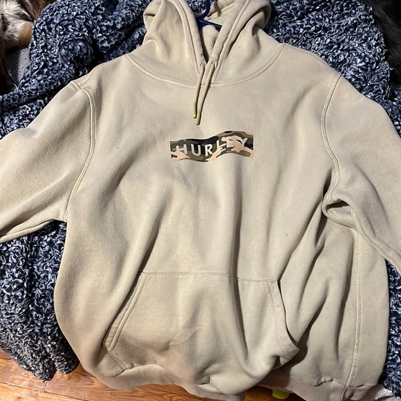 Green/brown (can’t really tell lol) Hurley hoodie - Picture 1 of 2